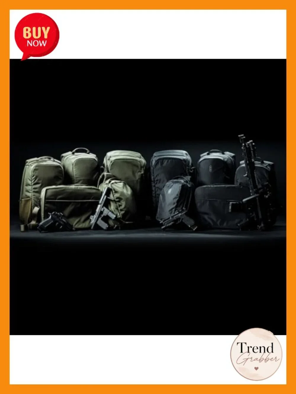 Tactical Crossbody Sling Backpack with Padded Laptop Sleeve, Nylon